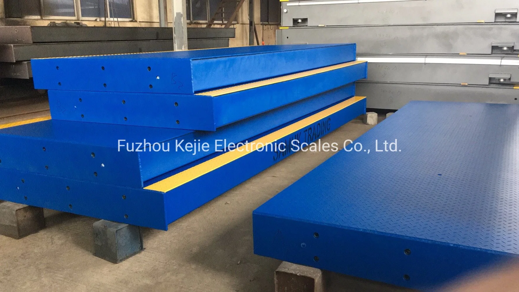 Digital 80 Tons Surface Mounted Weighbridge/Truck Scale with Weighing Controller From China Kejie Factory for Industrial Truck Weighing