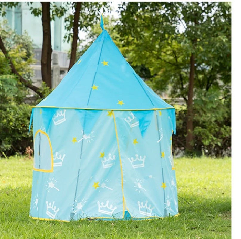 Kiddie Princess Crown Tent Collapsible Children Tent Pop up Round Game Room Esg16358