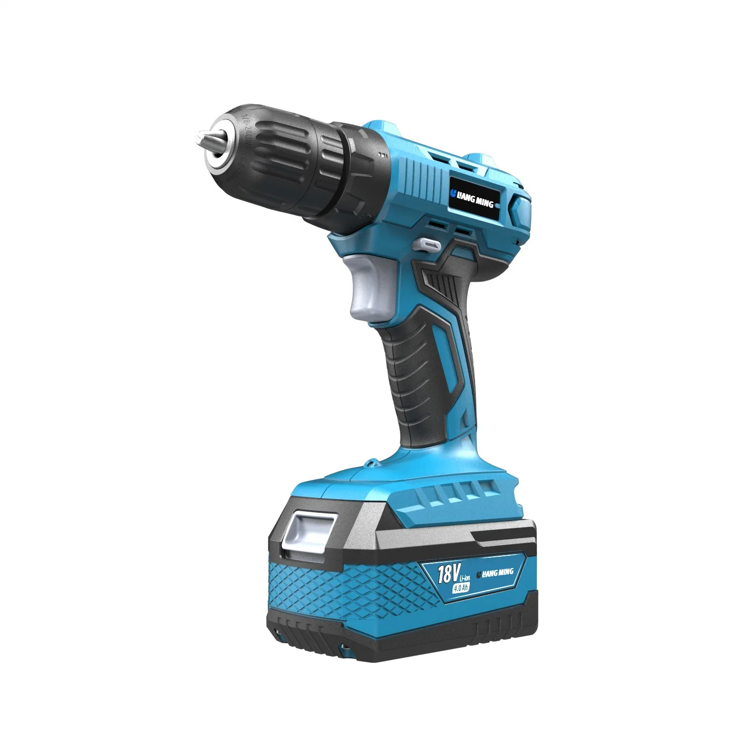 18V 10mm Keyless Chuck Li-ion Battery Cordless Drill