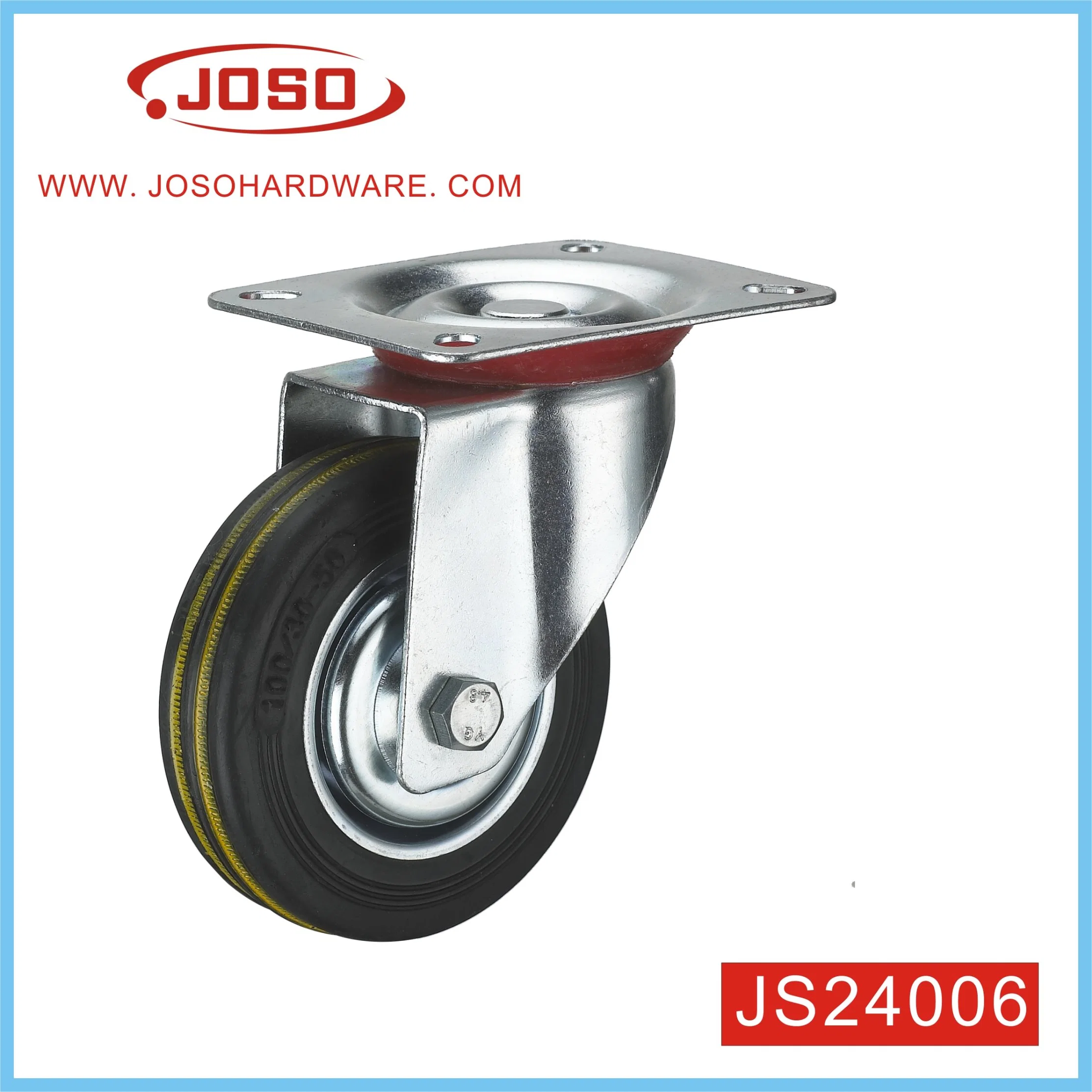 Factory Supply Popular 4 Inch Rubber Caster for Wheelbarrow