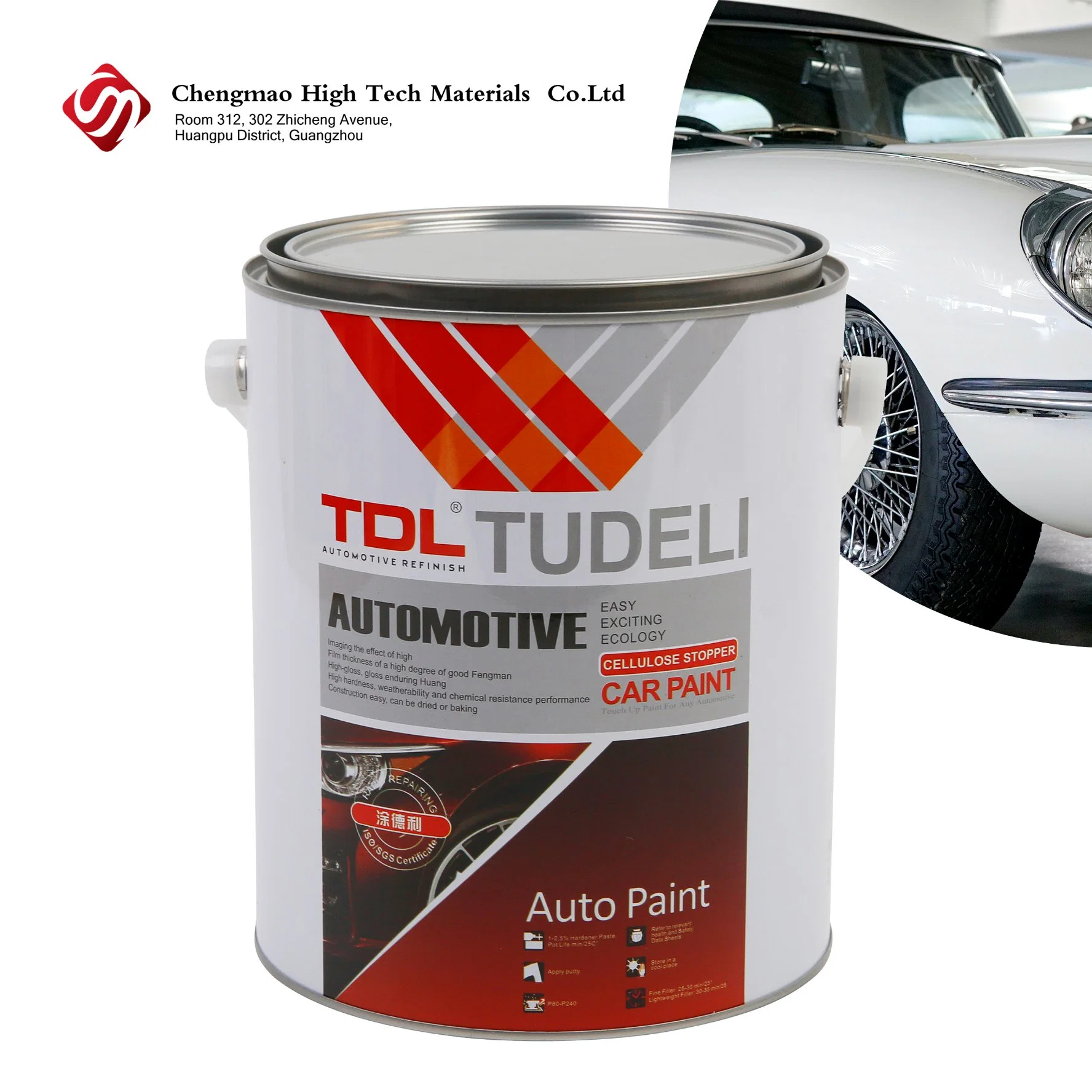 Car Refinish Spray Paint Coating for Auto Repair