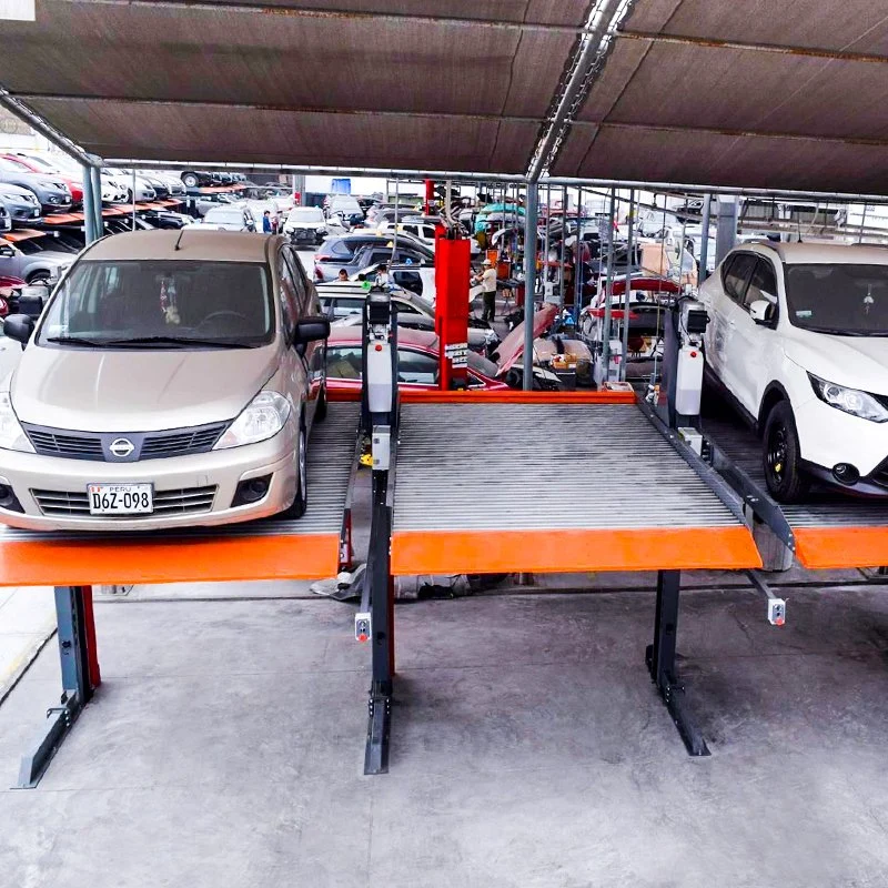 Aprovado pela CE Carro Hidráulico Mecânico do empilhador 2 lugar de estacionamento do carro elevador