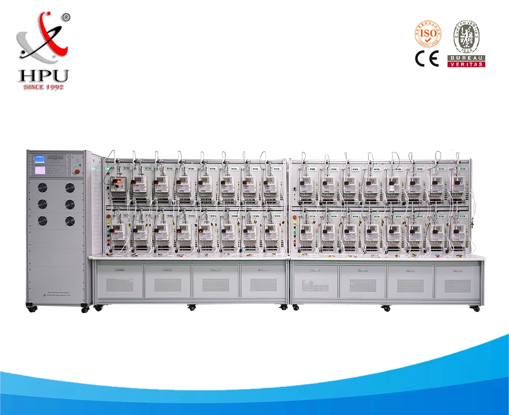 Three Phase Electrical Smart Meter Testing Bench with Isolated Test Instrument 32 Positions