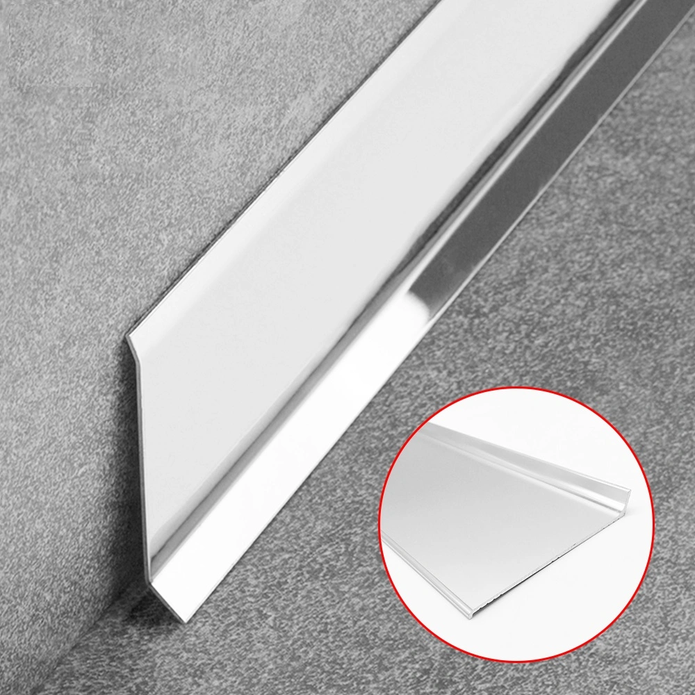 Extruded Aluminum Skirting Board Indoor Inhouse Decorative Inhouse