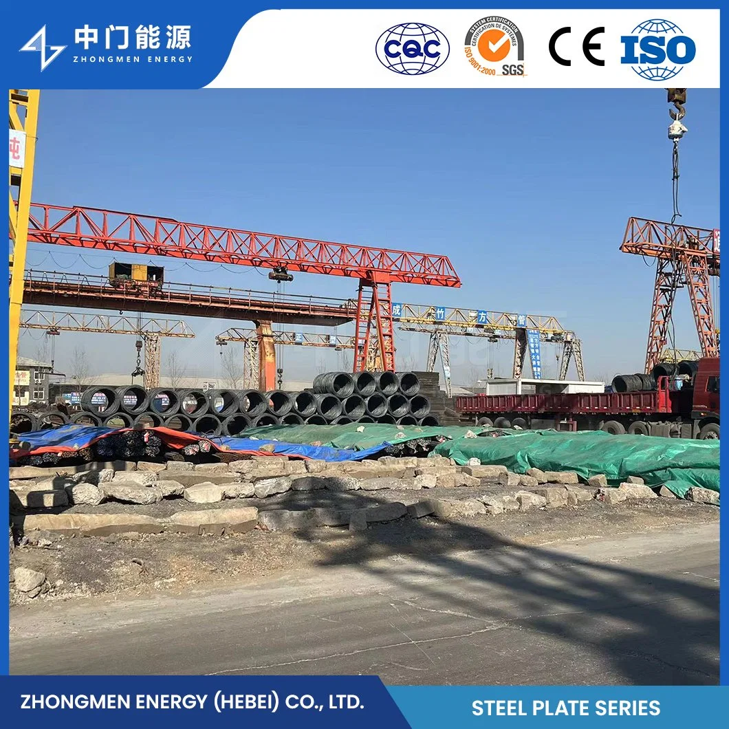 Zhongmen Energy OEM personalizou a haste de aço roscada de 24 mm China Steel Aço com haste roscada Fabricação A106-B A178-C A210-a-1 rosca de parafuso zinco Aço revestido