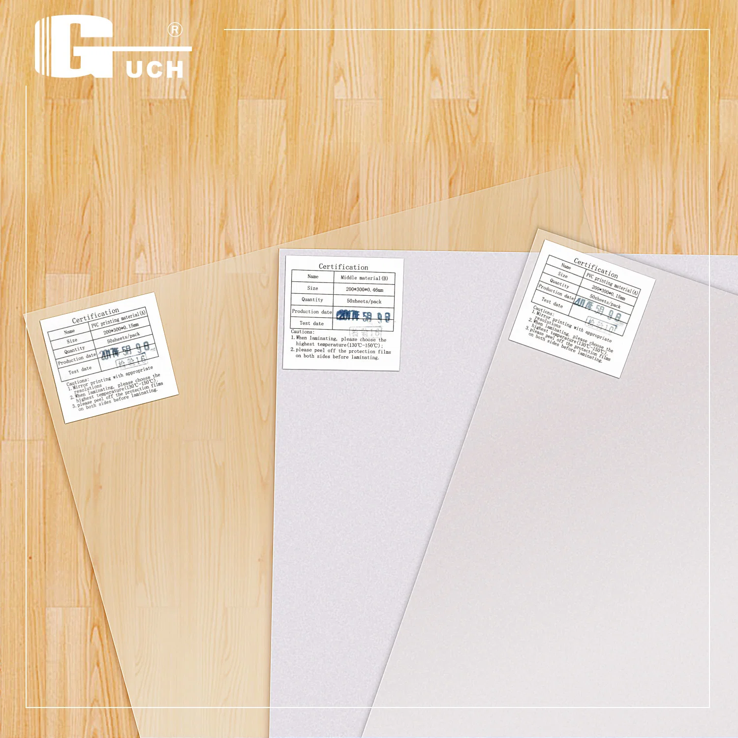 Impresión de inyección de tinta de PVC flexibles de plástico de la tarjeta de negocios