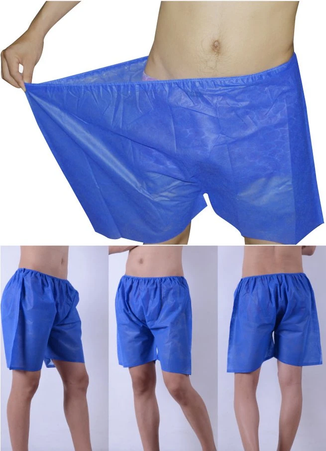 Masssage desechables Boxer Shorts/SPA de color negro de calidad Premium y Mejor Precio venta al por mayor fabricado en China