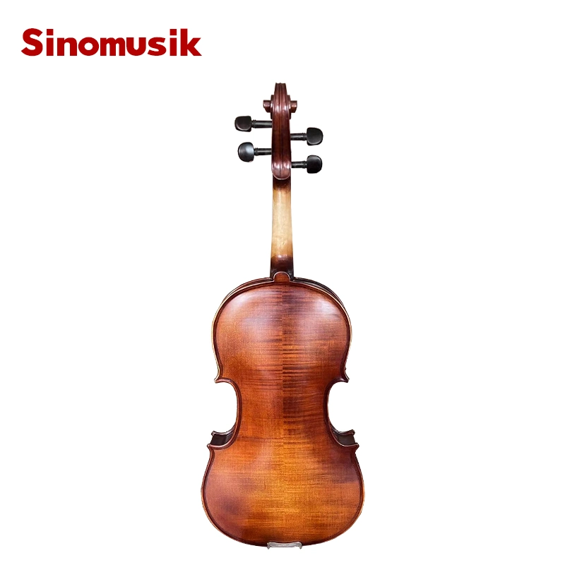 Sinomusik Hotsale Quality Solid Violion Model Mvt800 Antique Dark Brown Color