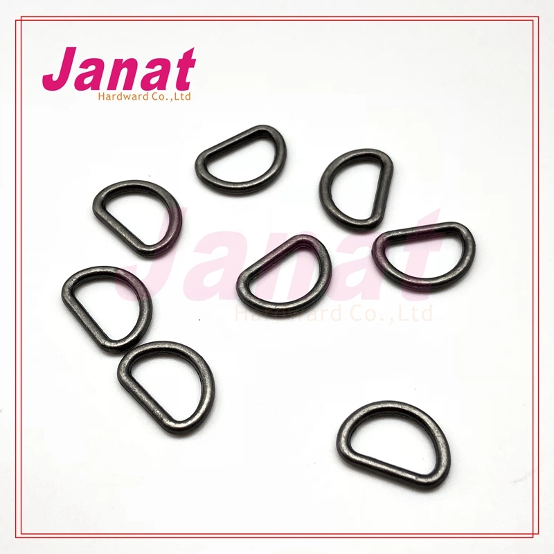 Bag Metal Fittings Iron Antique Brass D Ring Buckle for Leather Bags