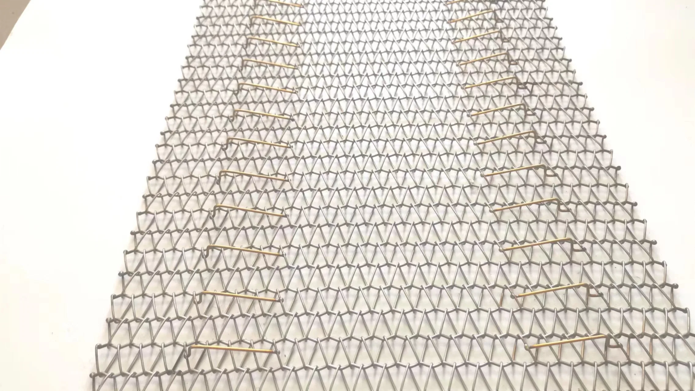 Solar Cell High Temperature Stainless Steel Mesh Chain