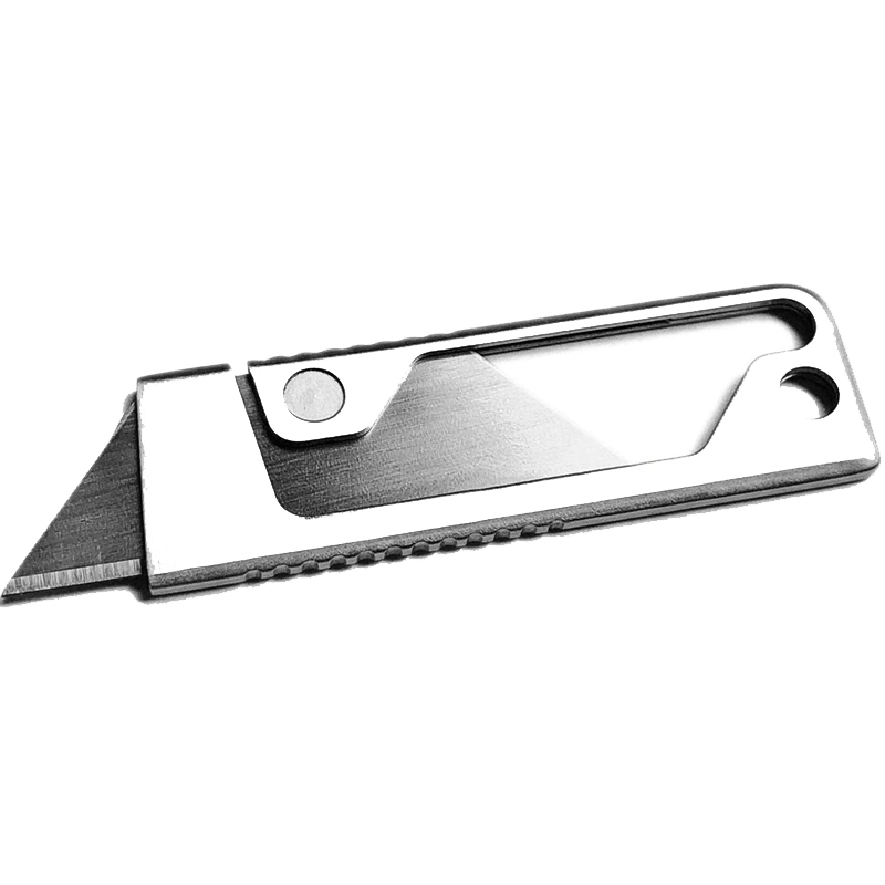 Utility Knife - Smallest Keychain Knife Using Utility Blades - Disappears in Pocket, Keychain, or Wallet - Quark Tool