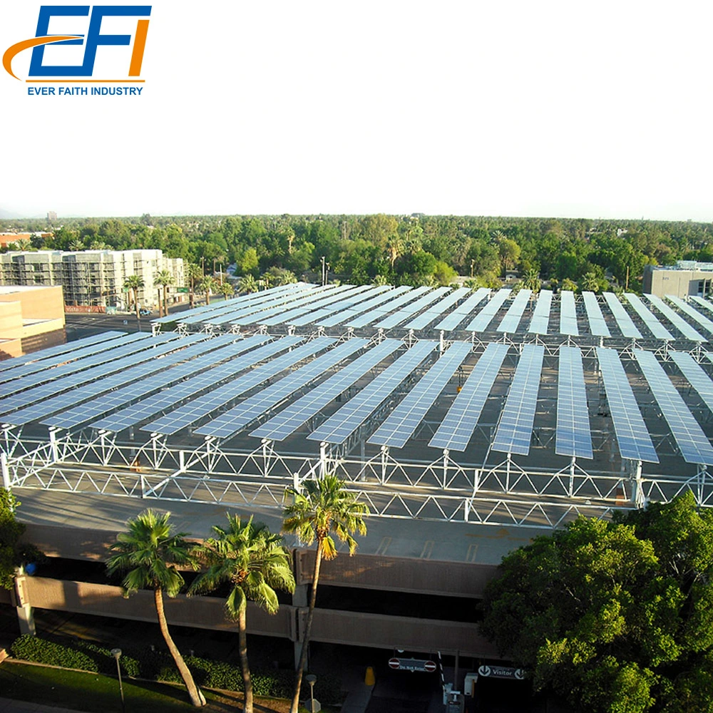 Car Parking Solar Power Canopy System Carport Aluminium Solar System