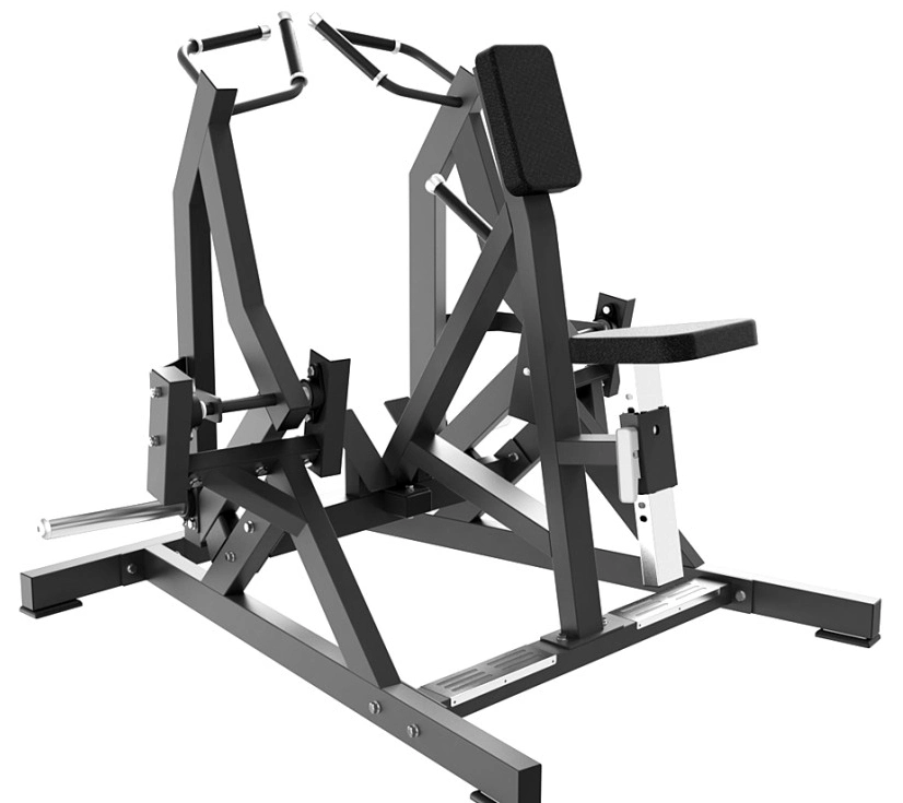 Equipamiento de gimnasio comercial placa Hammer Strength ISO cargado fila lateral