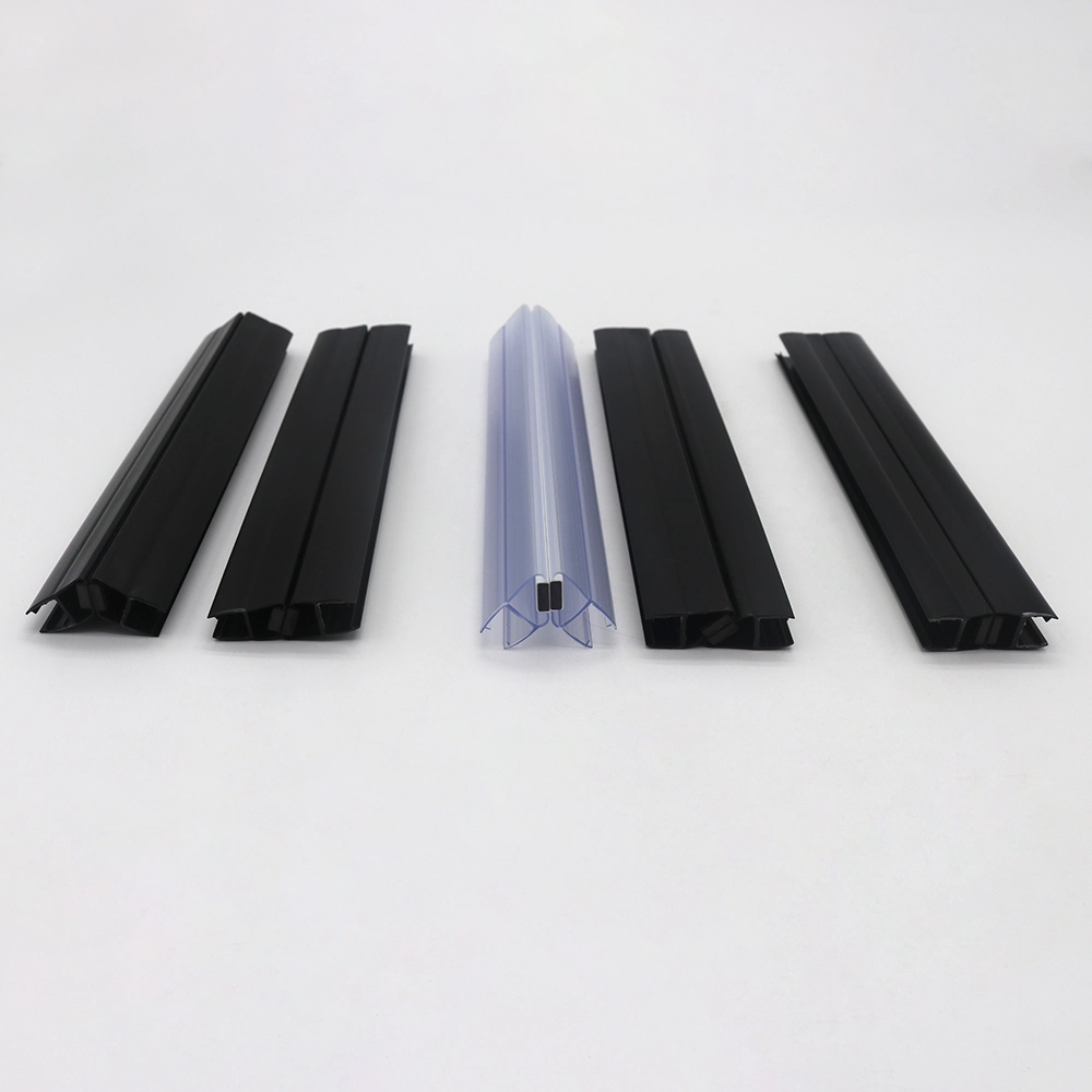 Magnetic PVC Waterproof Shower Doors Seals for Frameless Glass