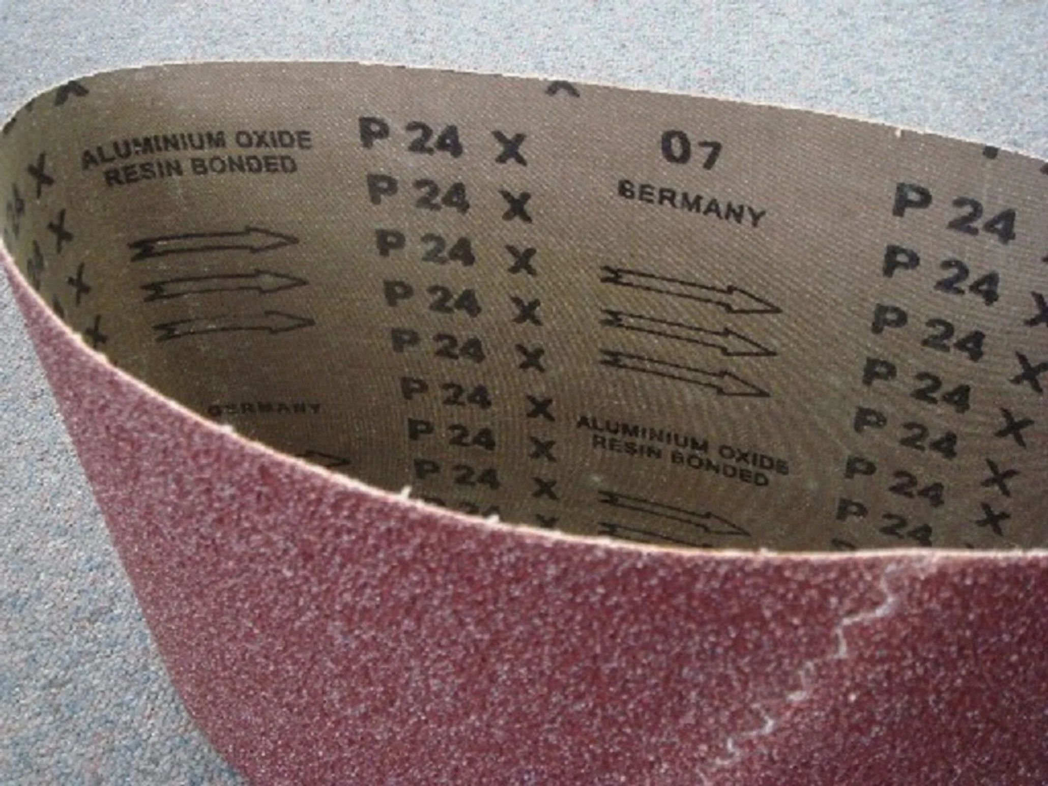 Herramientas abrasivas de óxido de aluminio X Peso de la banda lijadora abrasivos