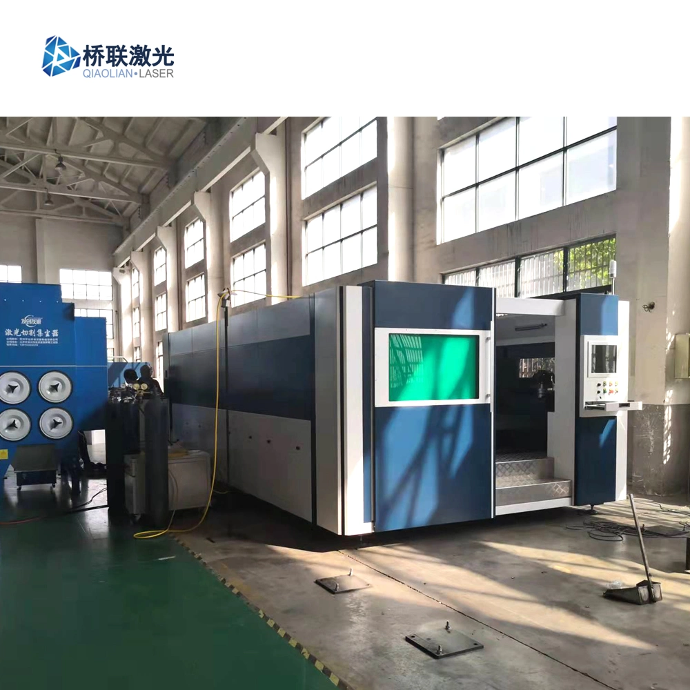 Double Table CNC Metal Fiber Laser Cutting Machine Price 6kw 12kw 15kw 20kw 30kw 40kw 60kw 80kw for Sale