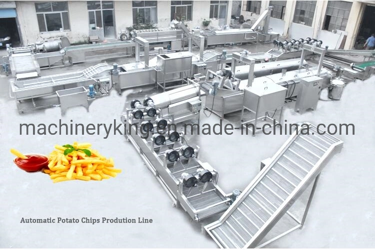 Factory Supply Full Auto French Fry Potato Chips Production Line