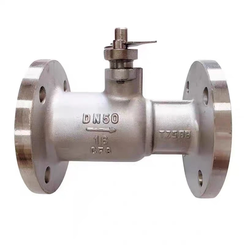 Cast Steel/ Stainless Steel One Piece Flange Ball Valve for Conduction Oil