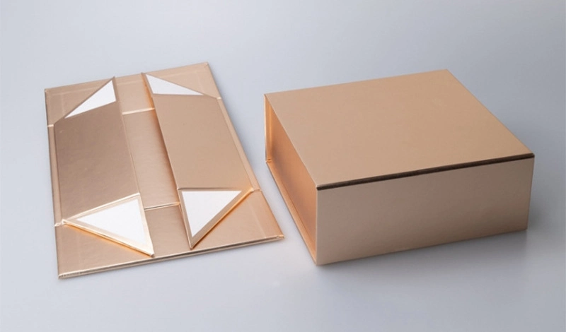 Gold Cardboard Cover 2mm Gray Cardboard High Hardness Gift Packaging Paper Gift Folding Boxes