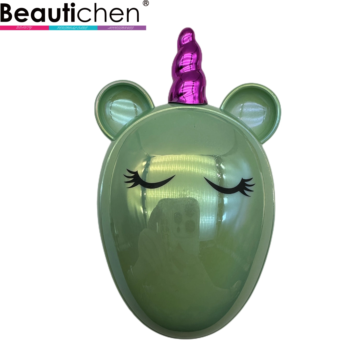 Beautichen Carton Design Beauty Laser Iridescence Kid Hair Brush Plastic Hair Comb Head Massage Children Hair Brush