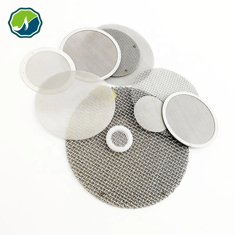 10 20 30 Mesh Stainless Steel Circle Filter Disc