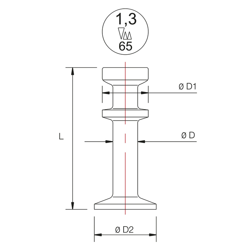 Le béton préfabriqué Accessoires de levage de feux de croisement Double tête en acier galvanisé à chaud de la broche de levage de l'Ancre