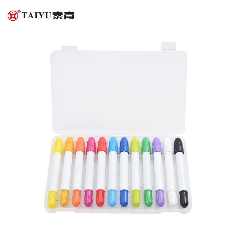 Simple Student Crayons for 12 Color Safe and environmentally friendly customizable Logo