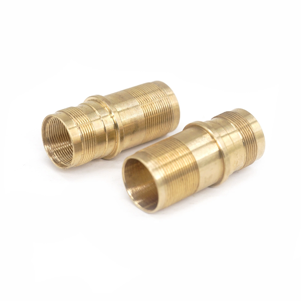 Made in China OEM Machining Services Custom CNC Machined Parts Pipe Fittings Shaft Hose Connector Brass Automotive Parts & Accessories
