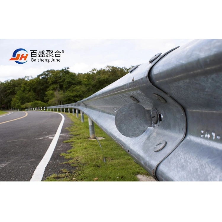 Roadway Safety Q235 Q345 Flex Beam Galvanized Steel Highway Guardrail