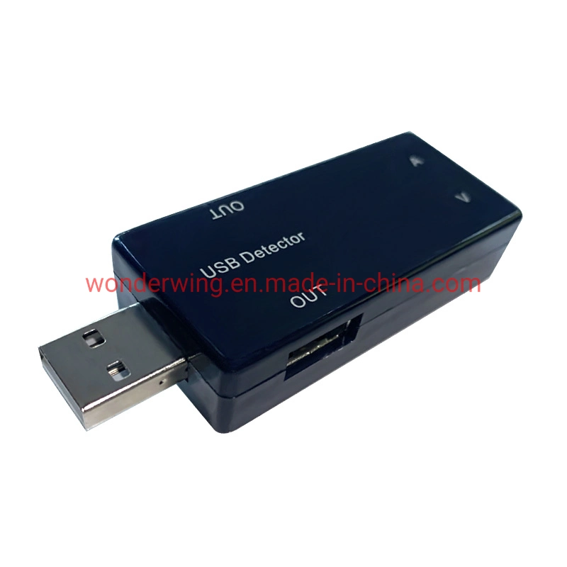 Comprobador de tensión y corriente USB doble Teléfono móvil de salida doble Comprobador de capacidad de la batería del cargador