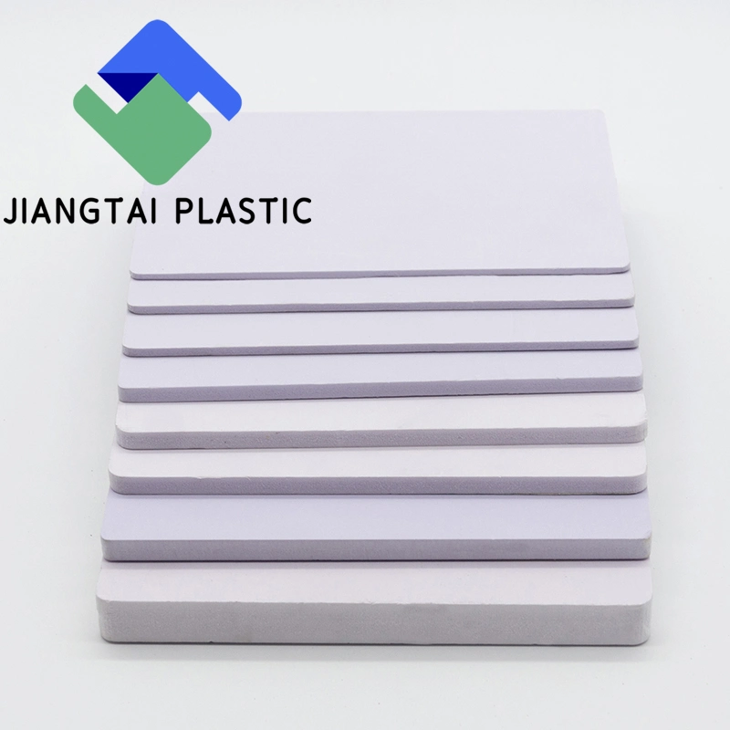 Jiangtai Plastic Foam Board Rigid PVC Celuka Board PVC Sheet for Bathroom Door