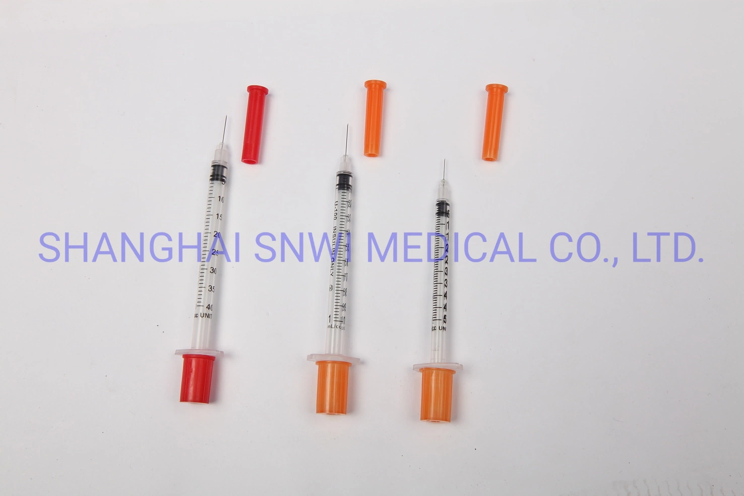 Disposable Medical Products Insulin Syringe 0.3ml, 0.5ml, 1ml