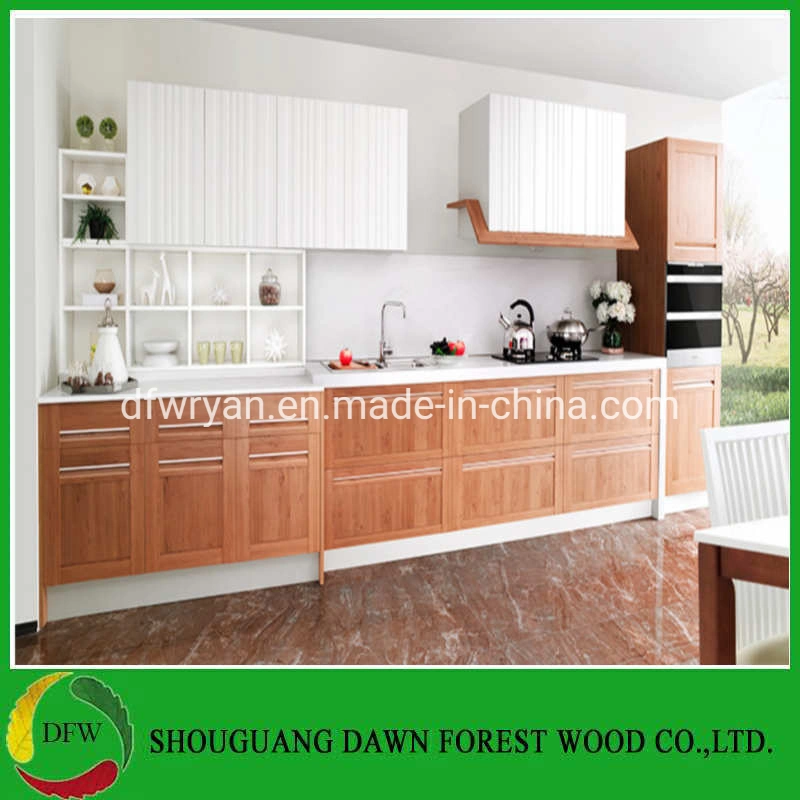 2020 New Istand Design White PVC Kitchen Cabinet for Kitchen Furniture