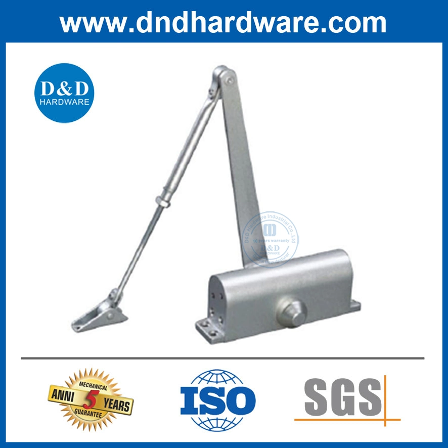 Light Duty 180 Degree Security Aluminium Automatic Home Door Closer