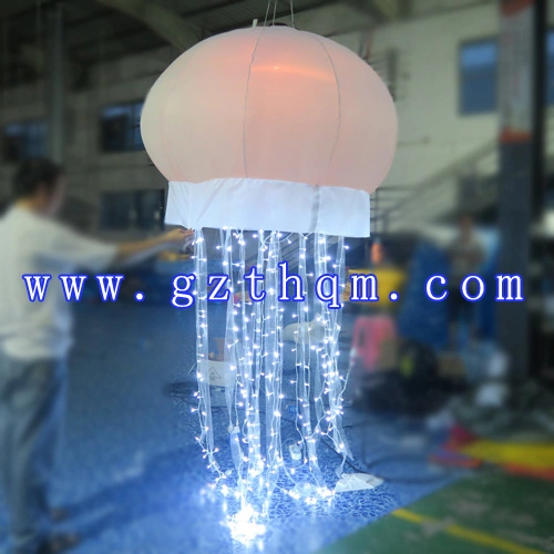 2m Advertising Jellyfish Inflatable LED Light Jellyfish Balloon