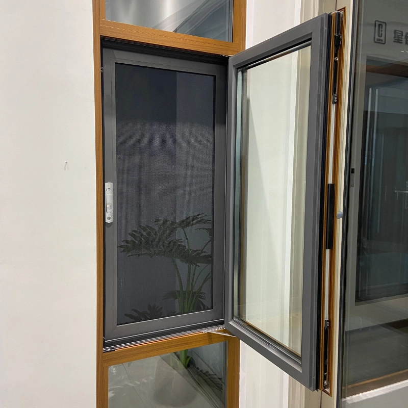 Double Glazed European Style Aluminum Casement Window