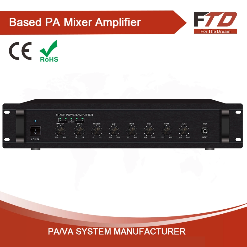 Public Address System Mixer Amplifier Audio PA System