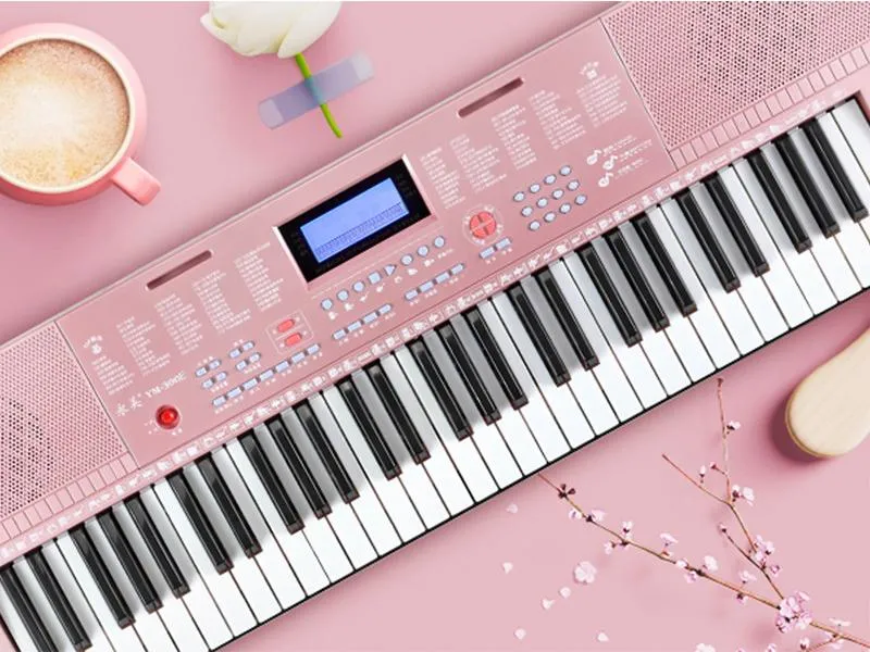 Logo personnalisé La Chine a fait 61 touches clavier synthétiseur orgue électronique des instruments de musique de piano