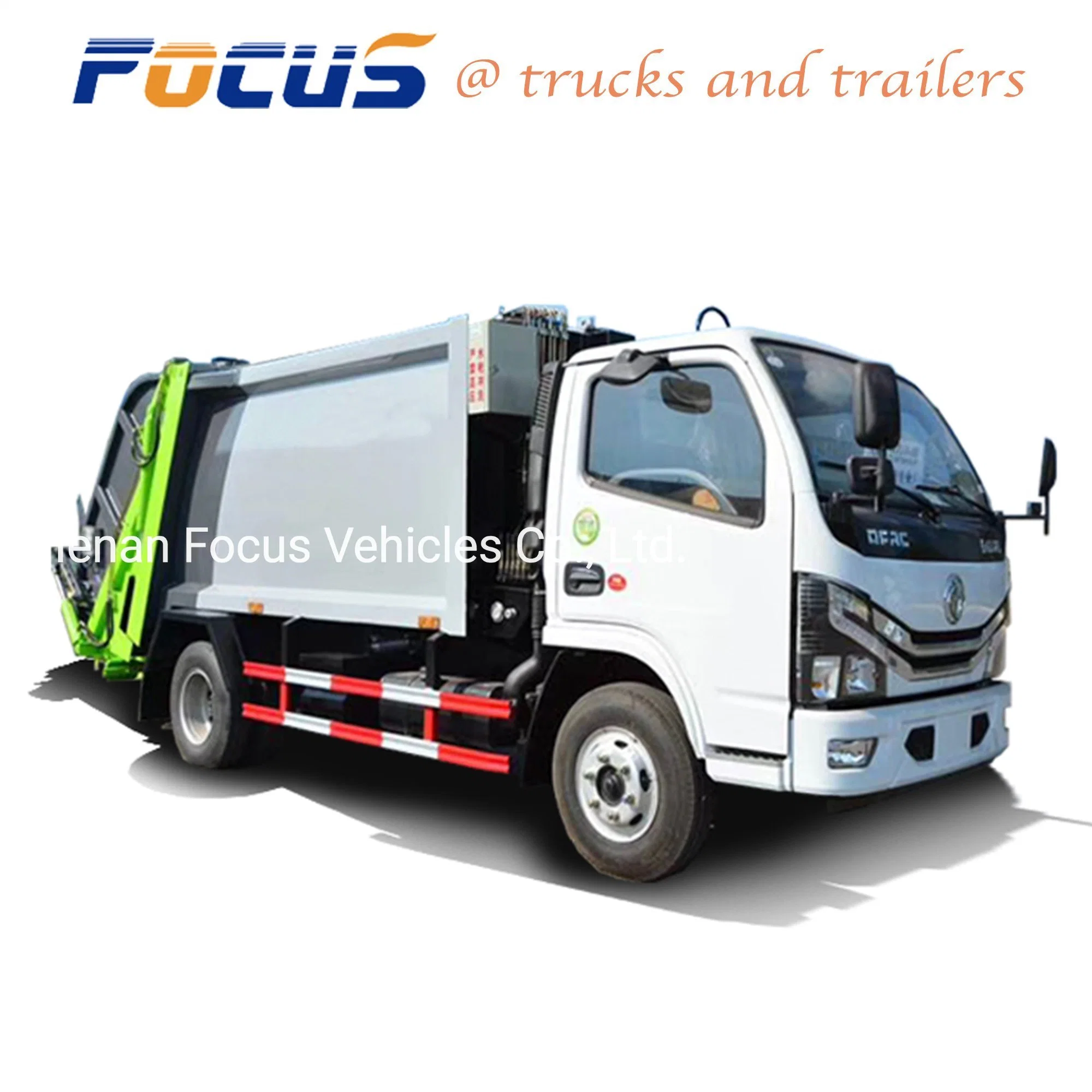DFAC 6X4 3 Axles 10 Wheels Rear Loading Trash Compactor Garbage Truck for Loading Rubbish