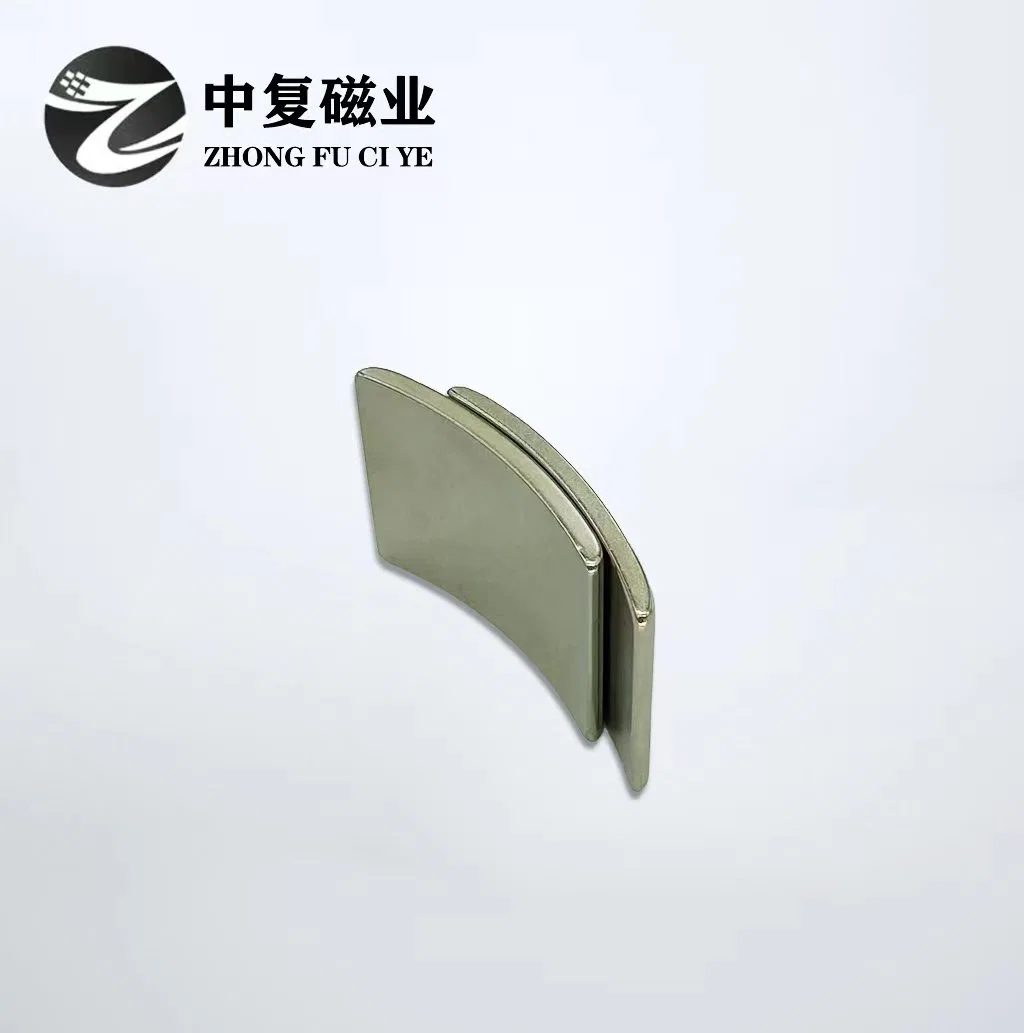 Professional N35- N52 Permanent Magnet Steel Arc Tile NdFeB Strong Magnetic Material