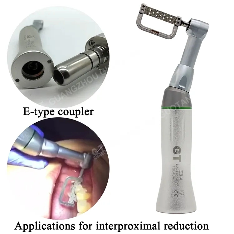 External Channel Contra Angel 4: 1 Dental Low Speed Handpiece Push