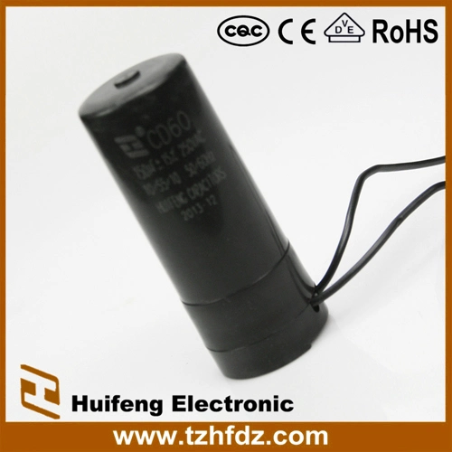 50/60Hz CD60 Bakelite Motor Starting Capacitor with CE