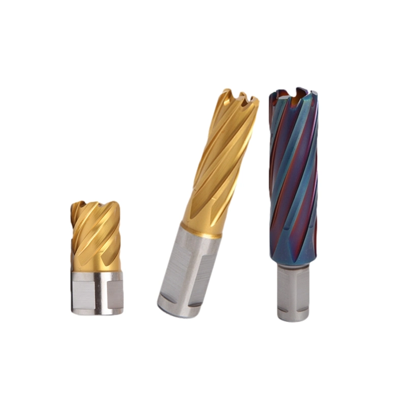 HSS6542 Broach Annular Cutter Magnetic Core Drill Bits with Diameter 12-60mm Cutting Depth 25mm 50mm Stainless Steel Hole Saw