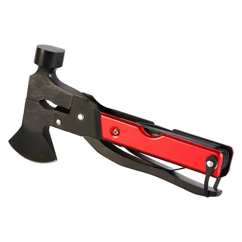 Outdoors Hunting Multifunctional Axe Rescue Camping Artillery Fire Rescue Hammer Tactical Axes Wood Handle Dropshipping