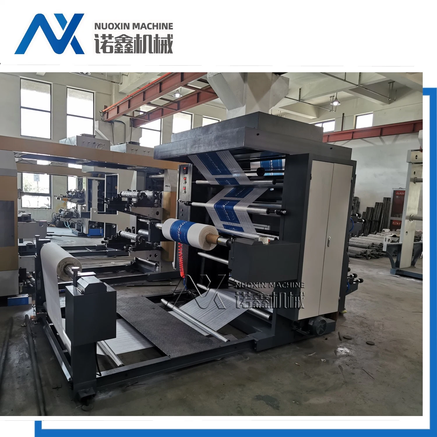 2 Color Flexographic Printing Machine for Non Woven/PP Woven (Straight gear)