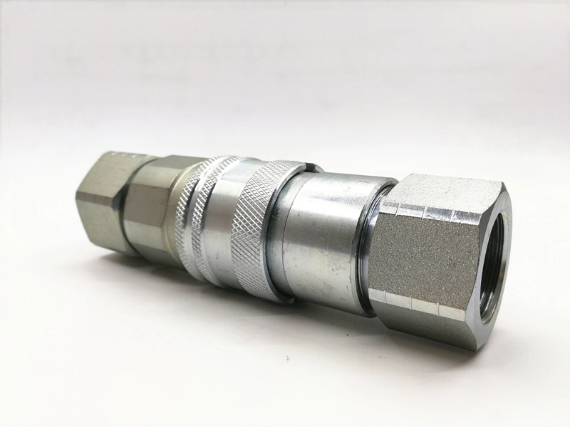 Flat Face Series Pneumatic Hydraulic Quick Coupling Fitting Joint Connector Coupler