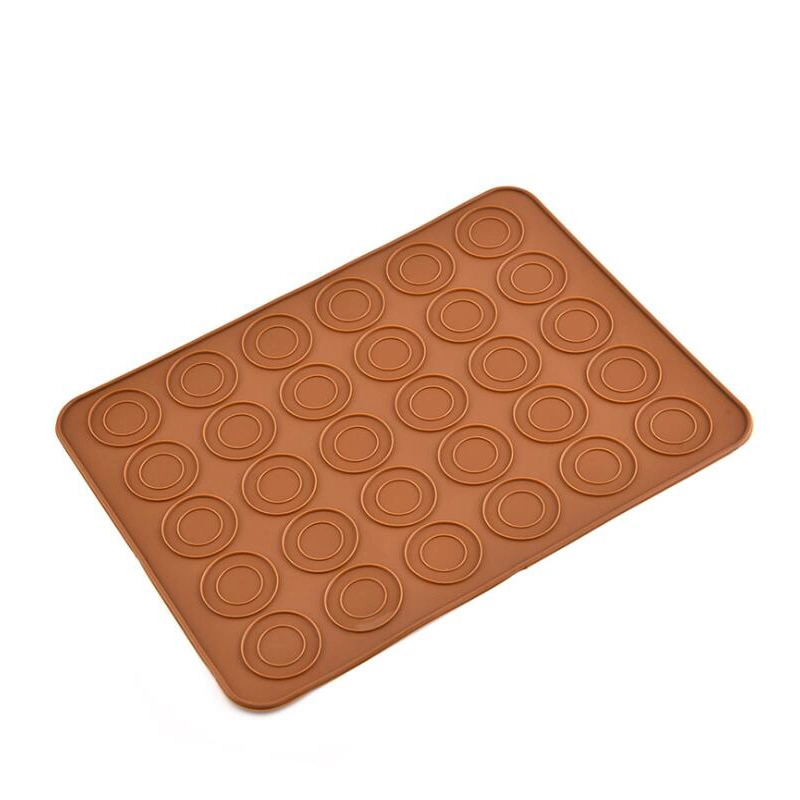 Kitchen Silicone Macaroon Macaroon Pastry Oven Baking Mold Sheet Mat 30-Cavity DIY Mold Baking Mat Useful Tool Esg11984