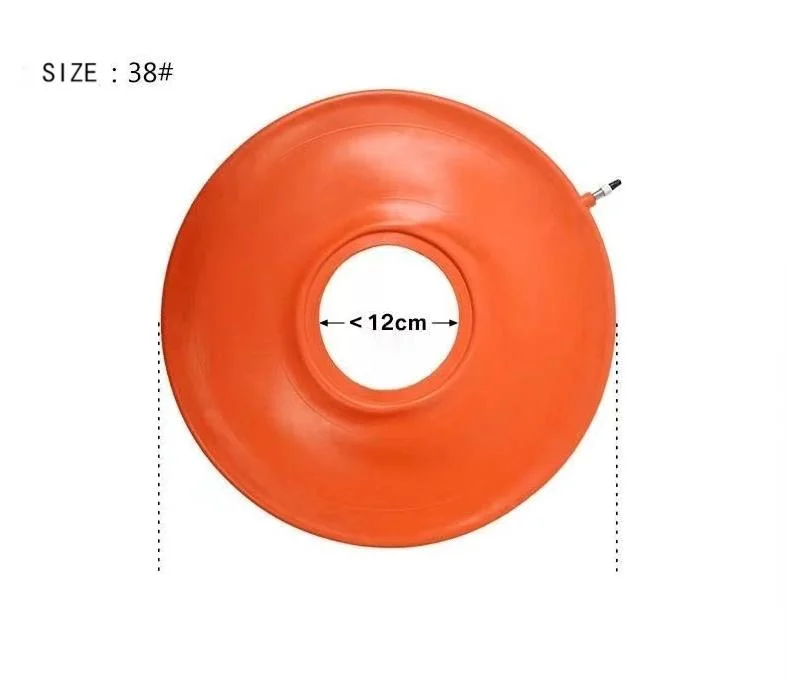 Almofada tipo Donut insuflável - para dores de ossos da retaguarda, Hemorrhoids, ciatica - almofada de alívio para cadeira de escritório, automóvel, bancos, viagem, roda