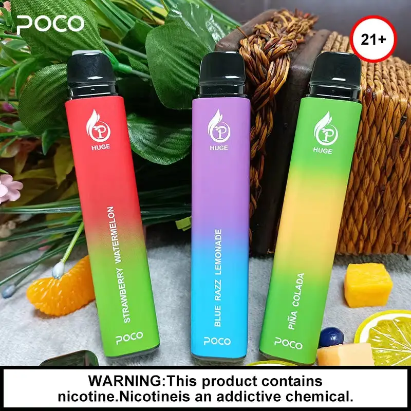 950mAh Rechargeable 5000 Puffs Poco Huge Factory Price Mesh Coil Electronic Cigarette