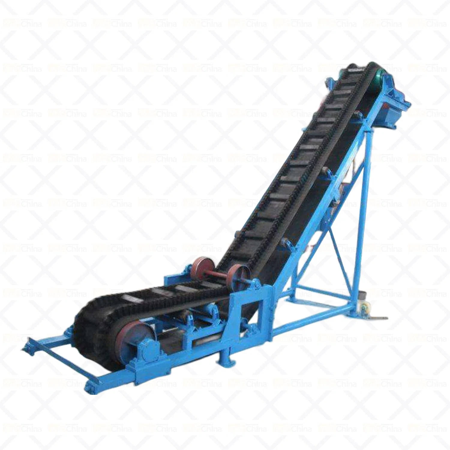 Automatic Incline Elevator Lifting Belt Conveyor System